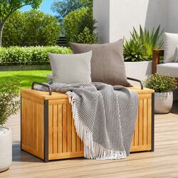Cushion Storage Box - Dimensions 85x45x45/53 cm