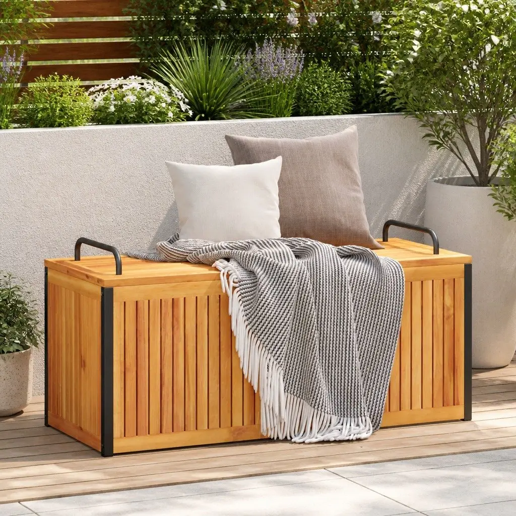 Outdoor Cushion Storage Box 110x45x42/53cm