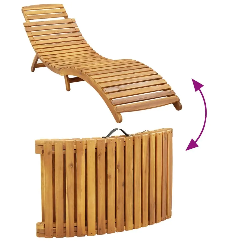 Sun Lounger Outdoor Lounge Chair Garden Patio Deck Recliner with Cushion