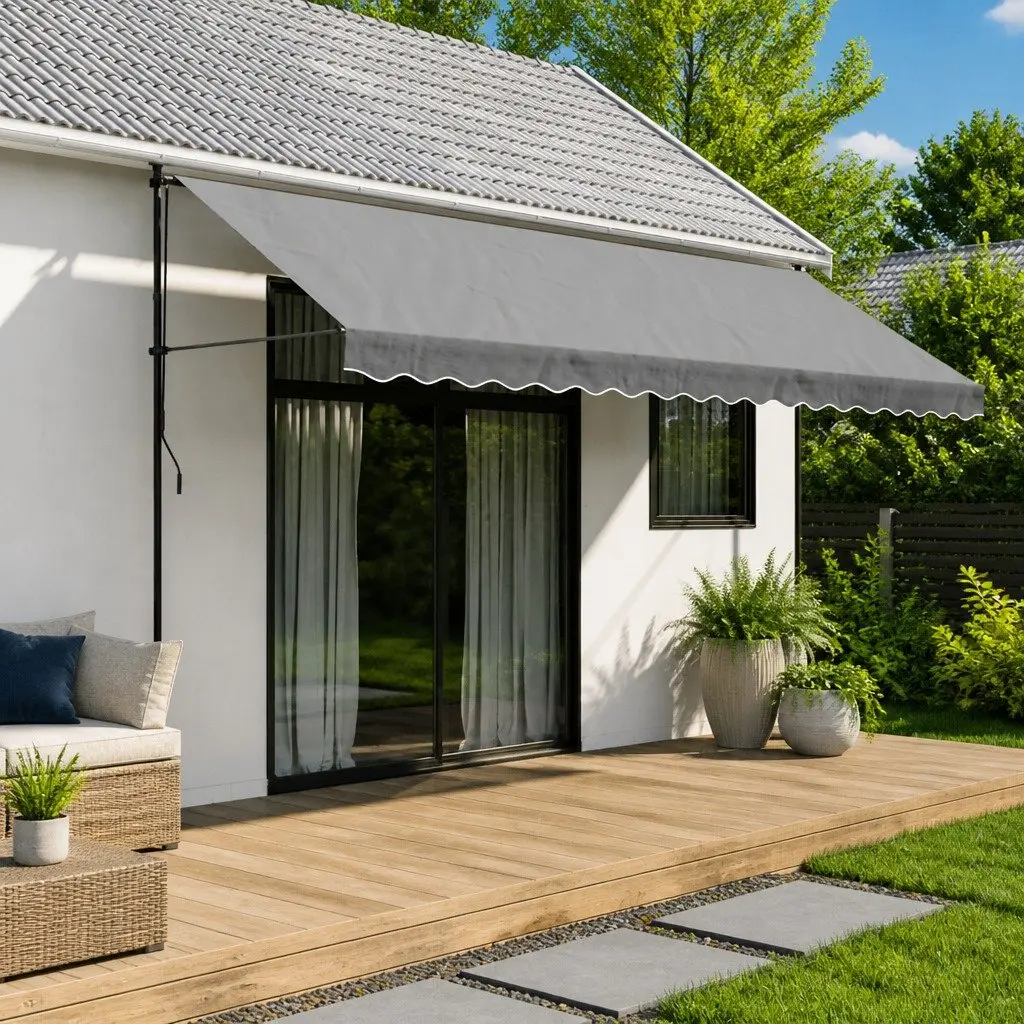 4.5m Anthracite Replacement Awning Valance