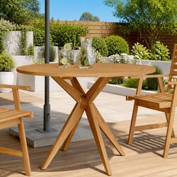 Specifications of the Round Solid Wood Garden Table