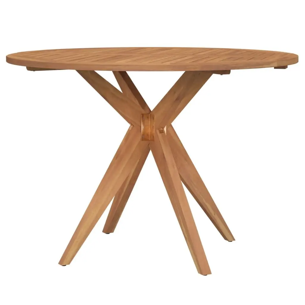 Round Solid Wood Garden Table