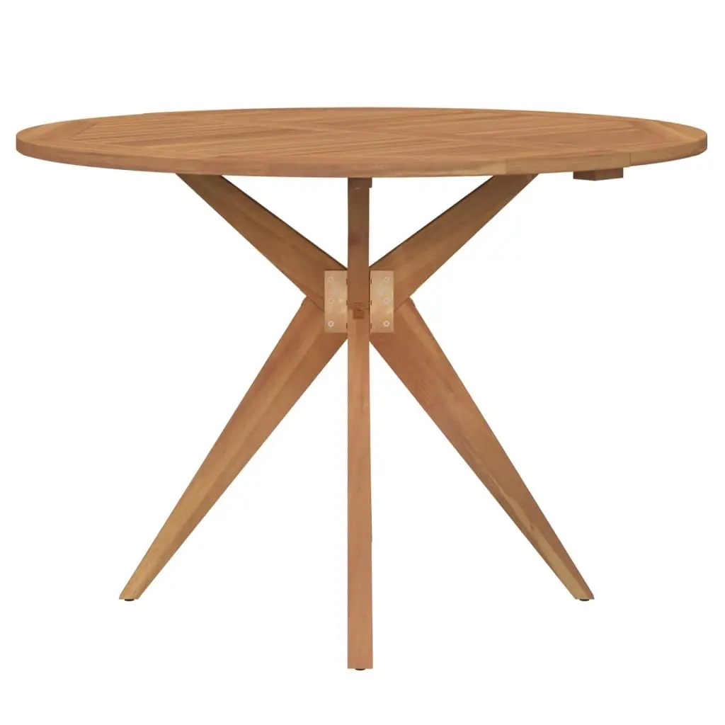 Round Solid Wood Garden Table