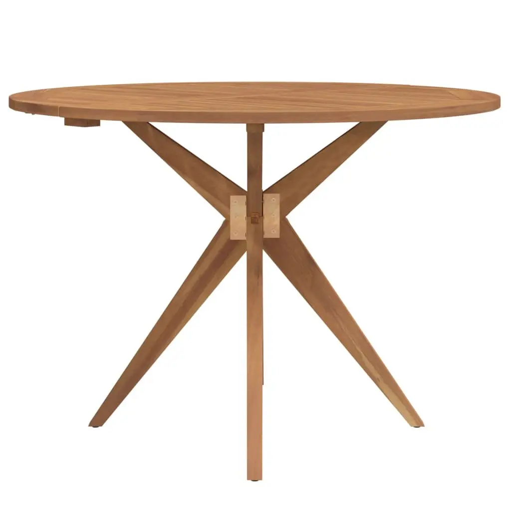 Round Solid Wood Garden Table