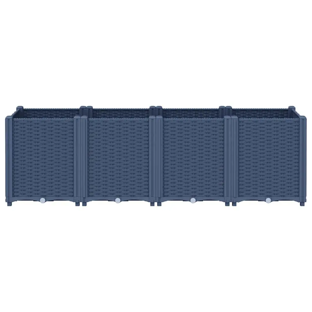 Modular Grey Garden Planter 160x40x53cm