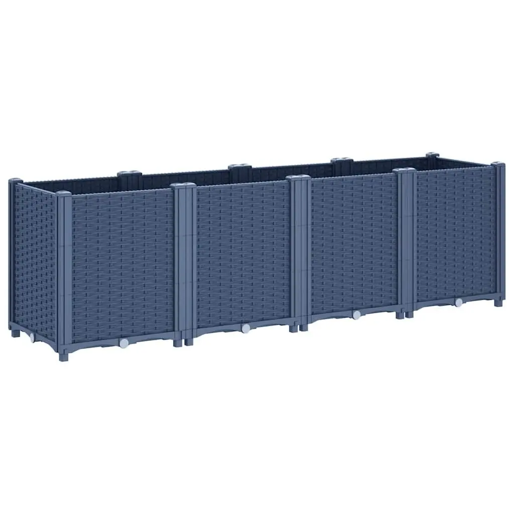 Modular Grey Garden Planter 160x40x53cm