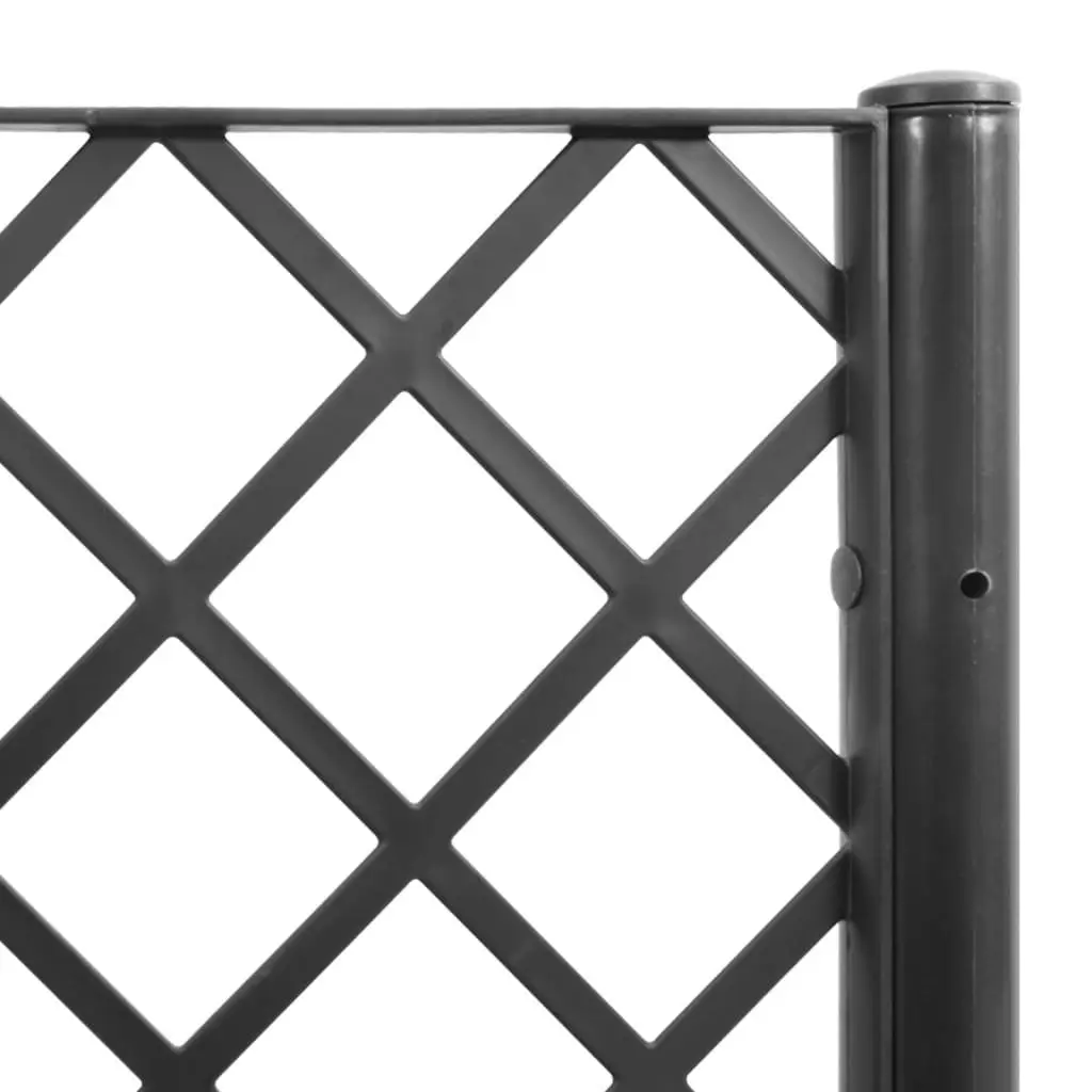 Garden Planter with Trellis Outdoor 160x40x140cm
