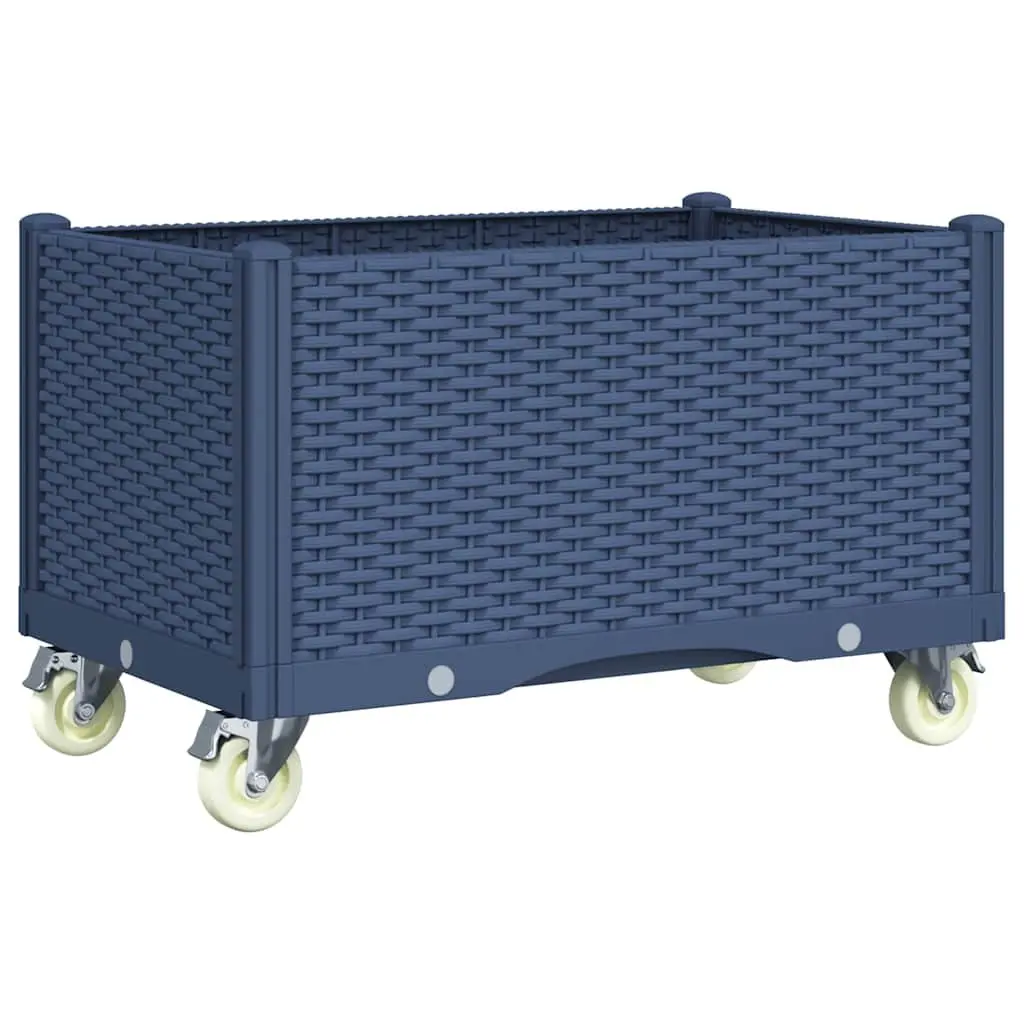 Garden Planter with Wheels and Trellis
