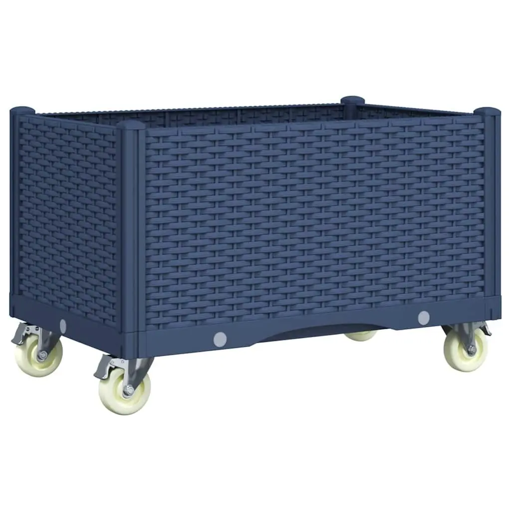 Garden Planter with Wheels and Trellis