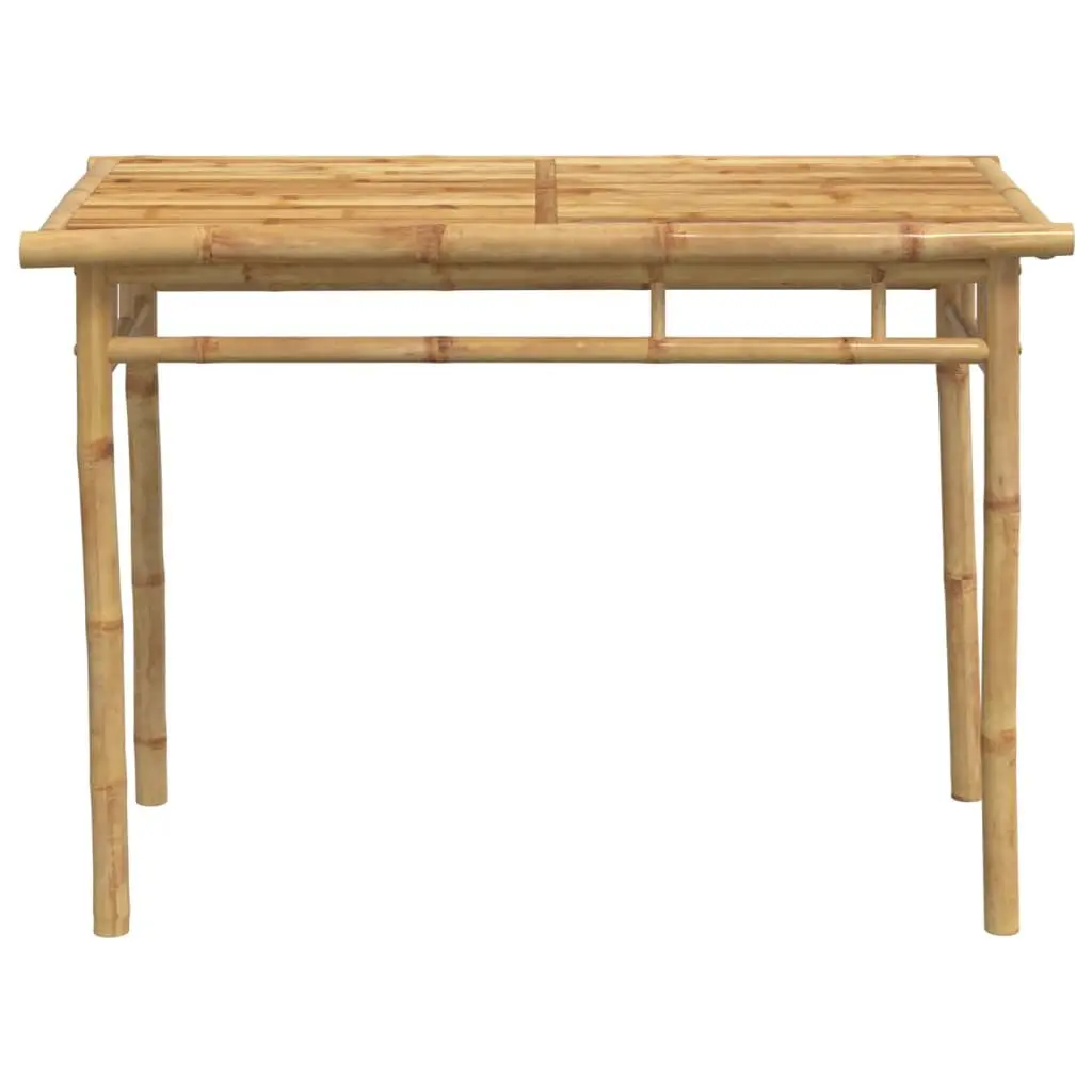 Outdoor Dining Table 110x55x75cm Garden Furniture Brown Patio Bamboo Desk