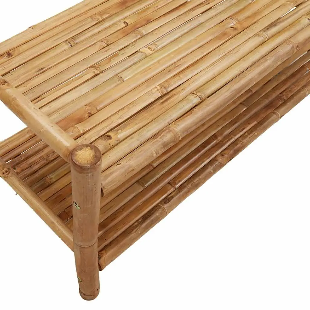 Bamboo Clothes Rack with 183cm Height and Ample Storage Space