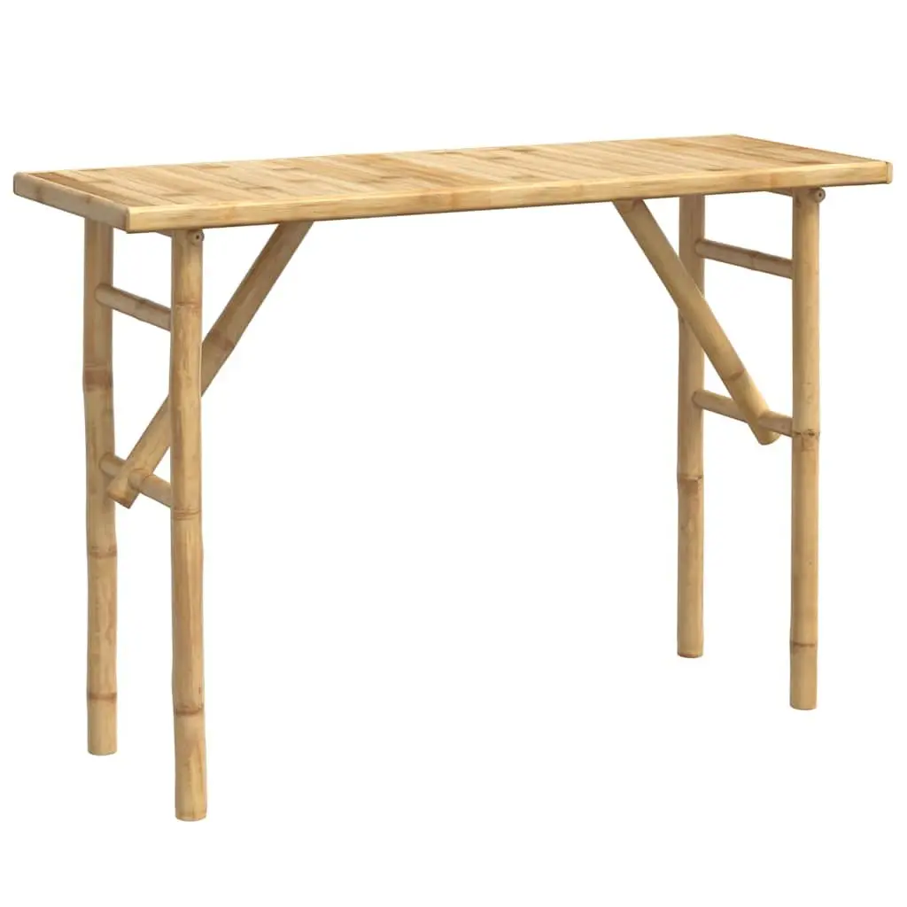 Console Table 115x39x75cm Bamboo Brown Hallway Accent Stand Living Room