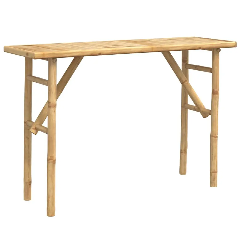 Console Table 115x39x75cm Bamboo Brown Hallway Accent Stand Living Room
