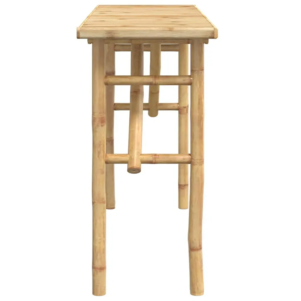 Console Table 115x39x75cm Bamboo Brown Hallway Accent Stand Living Room