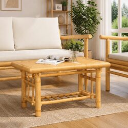 Bamboo Coffee Table Specifications: 70x45x36 cm, Brown