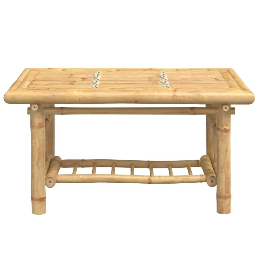 Bamboo Coffee Table for Living Room 70x45x36 cm Brown Accent Side Table