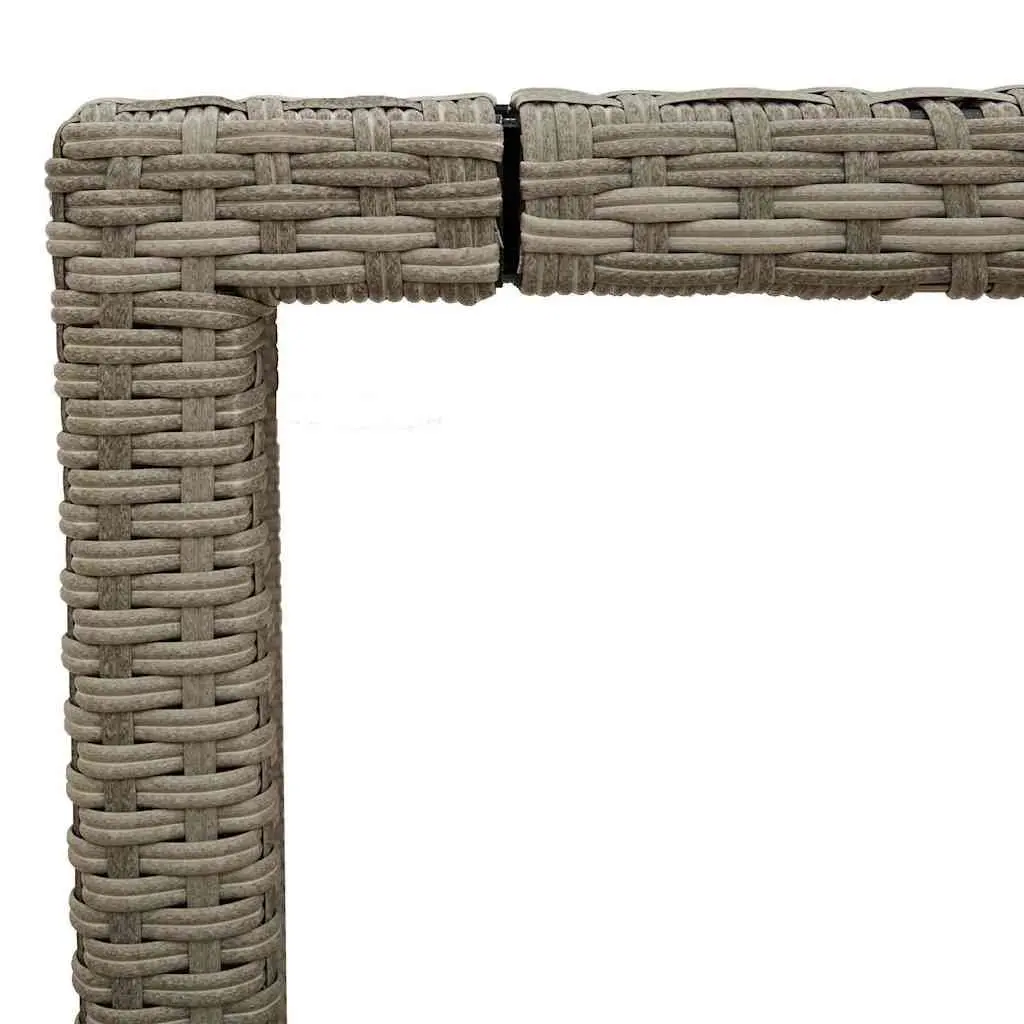 Garden Table Outdoor Use Grey 90x90x75 cm