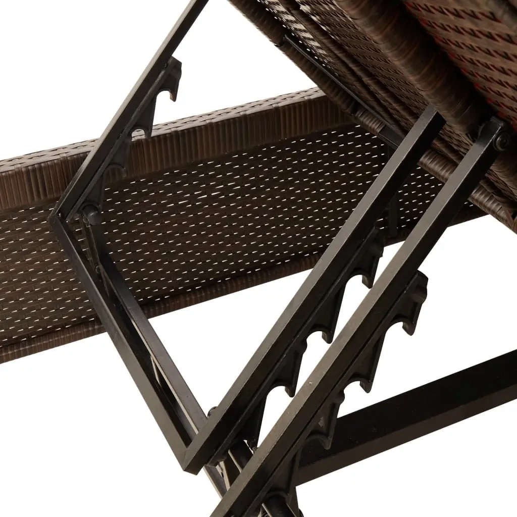 Double Sun Lounger Outdoor Garden Furniture Adjustable Reclining