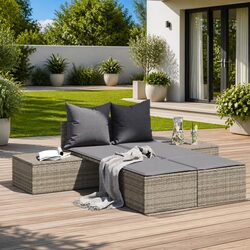 Specifications of the Double Sun Lounger for Outdoor Use