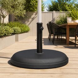 25 kg Round Parasol Base with Adaptors and Stability