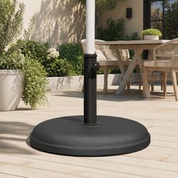 Specifications of Round Black Parasol Base for Umbrellas
