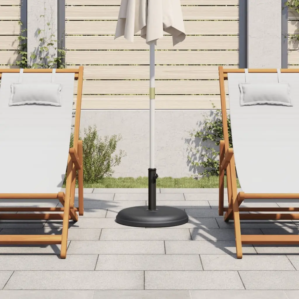 Parasol Base Umbrella Stand Garden Black Ø32/35/38mm Pole 15kg Stable