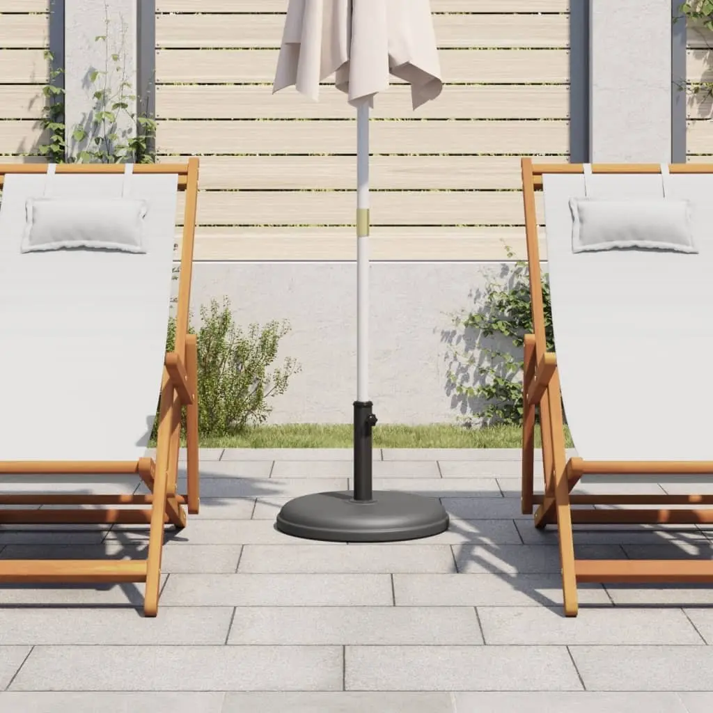 Grey Round Parasol Base for Umbrellas