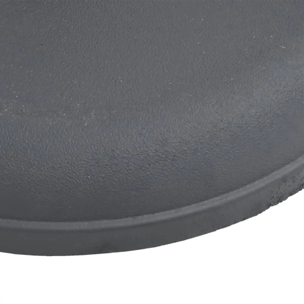 Grey Round Parasol Base for Umbrellas
