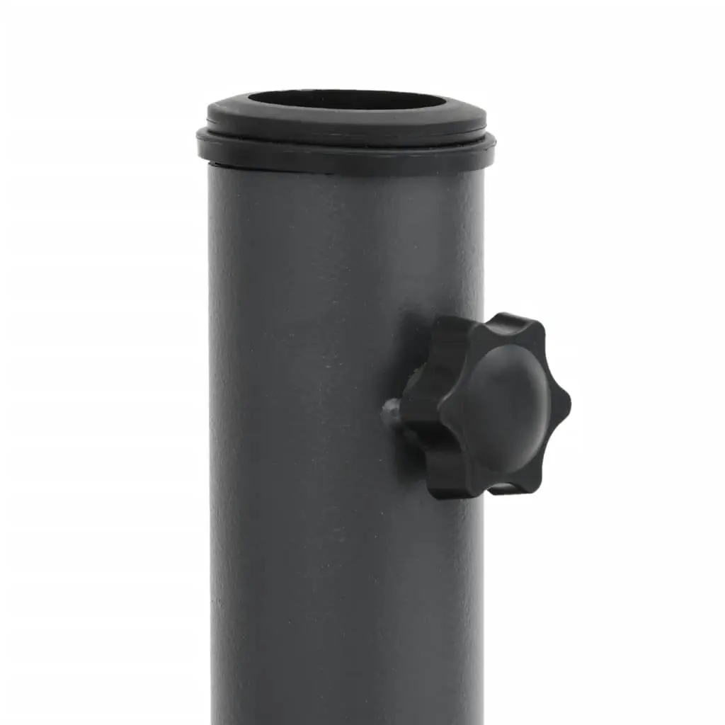Grey Round Parasol Base for Umbrellas