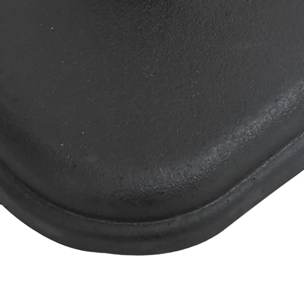 Square Parasol Base for Ø32/35/38 mm Poles 11 kg Concrete Filled Outdoor
