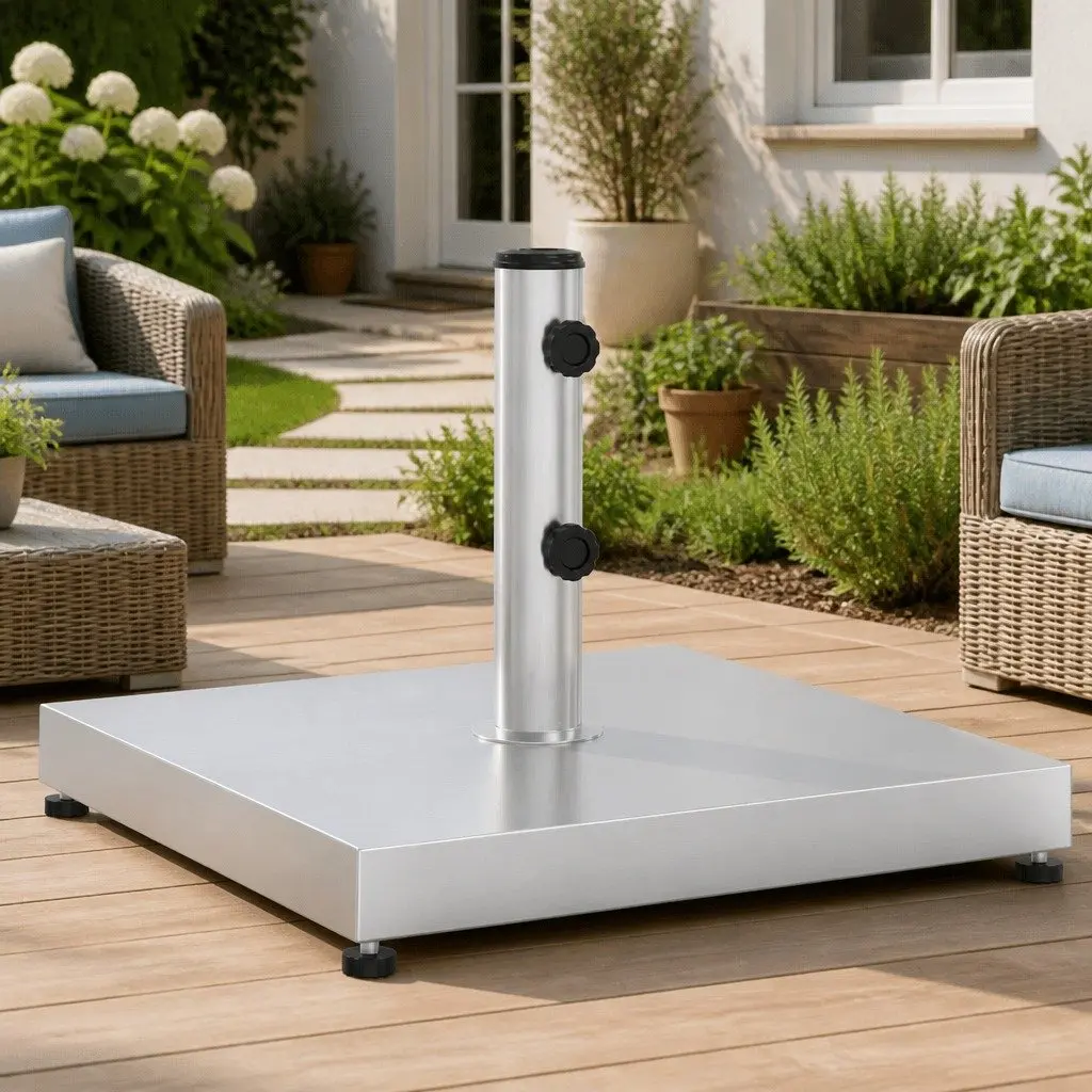 Parasol Base Square for Outdoor Use 28kg
