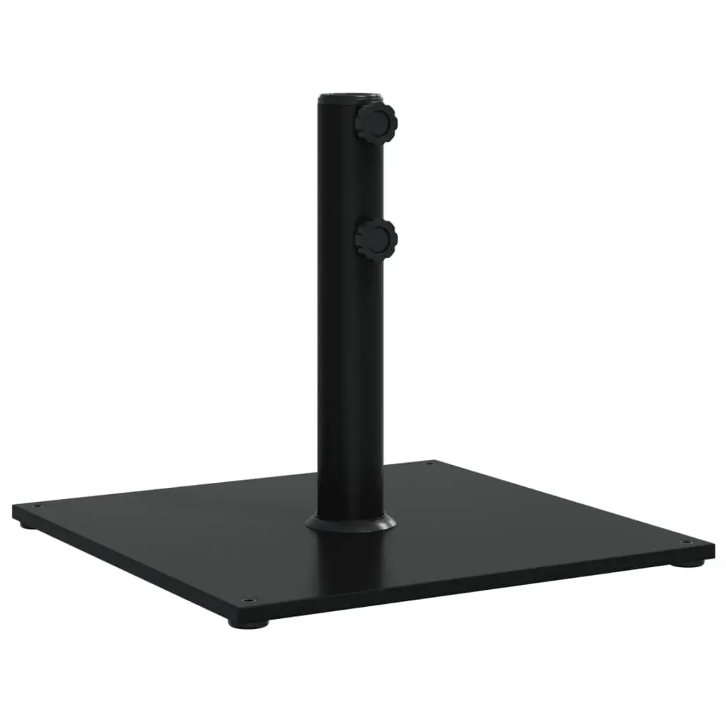 Square Parasol Base, 17kg Steel Construction with Adaptors