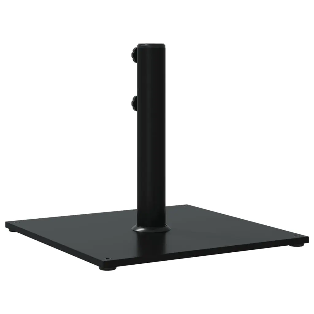 Square Parasol Base, 17kg Steel Construction with Adaptors