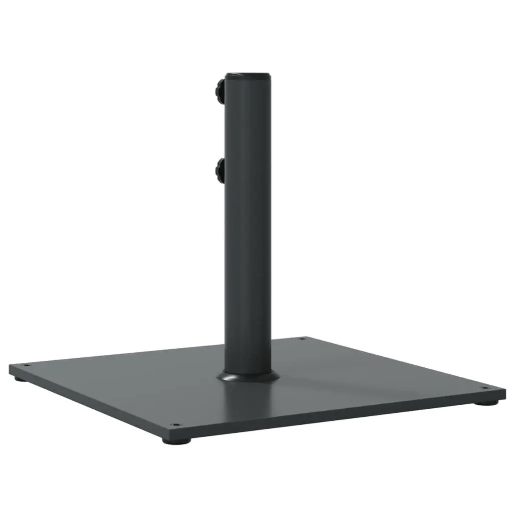 Parasol Base Umbrella Stand Grey Outdoor Use with 3 Pole Adapters for 32mm 38mm 48mm Poles