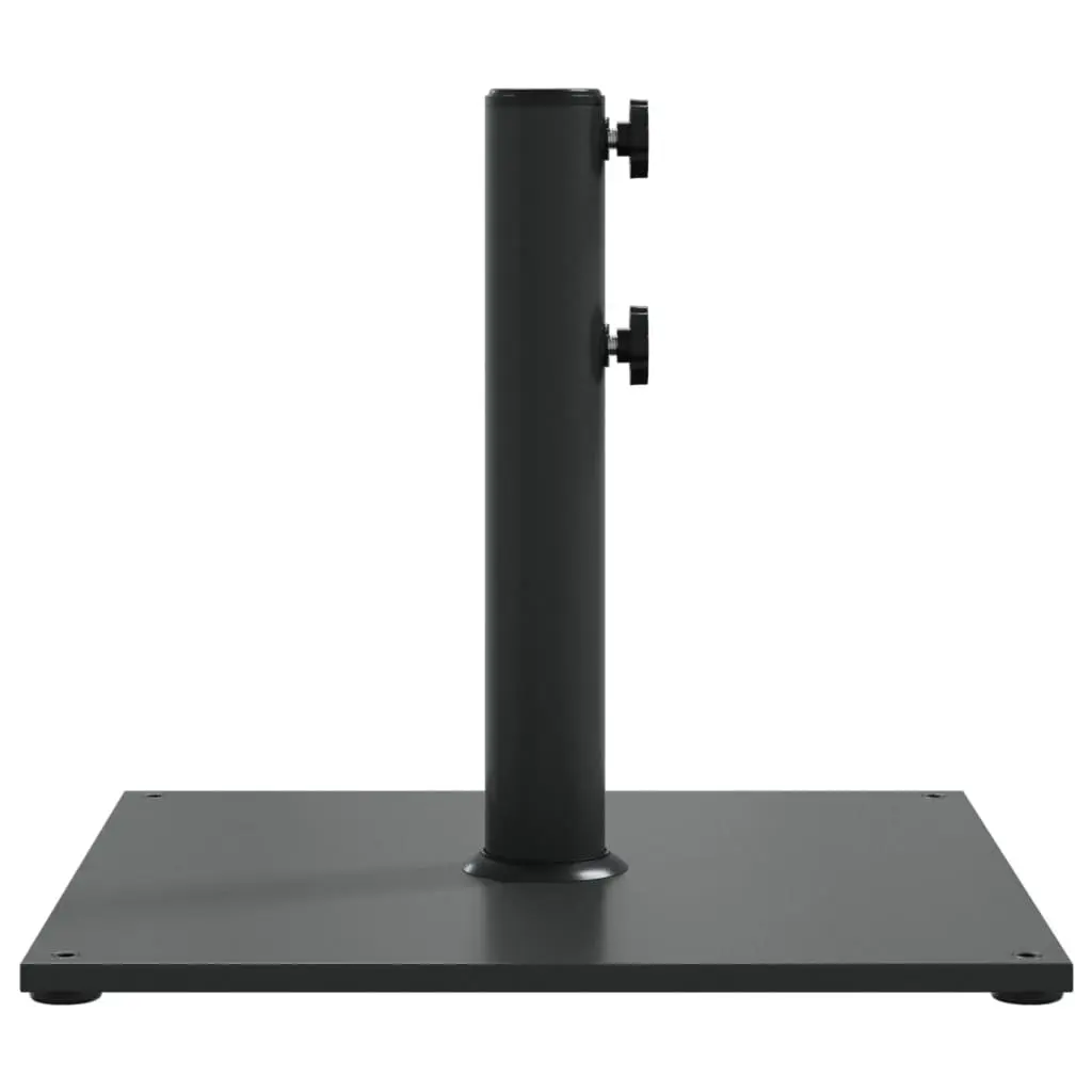 Parasol Base Umbrella Stand Grey Outdoor Use with 3 Pole Adapters for 32mm 38mm 48mm Poles