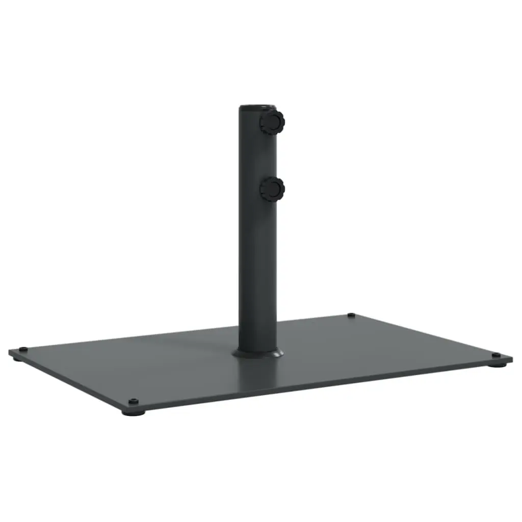 Rectangular Umbrella Stand Grey 15kg | Fits 32-48mm Poles