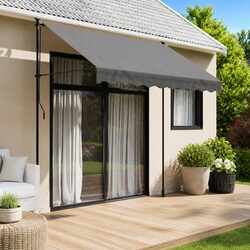 Retractable Awning Specifications: Anthracite 250x150 cm
