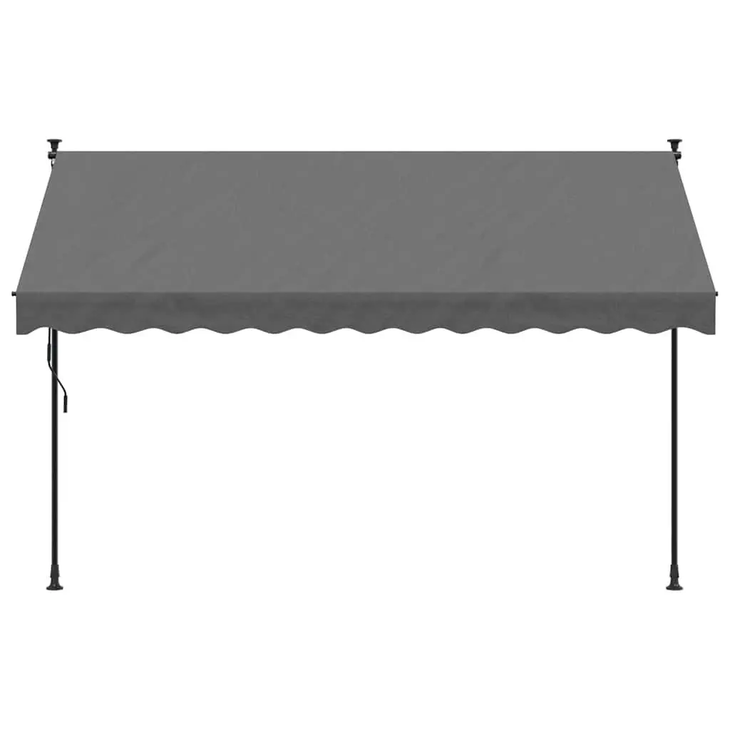 Retractable Awning Patio Window Door Shade Steel Frame 300x150cm