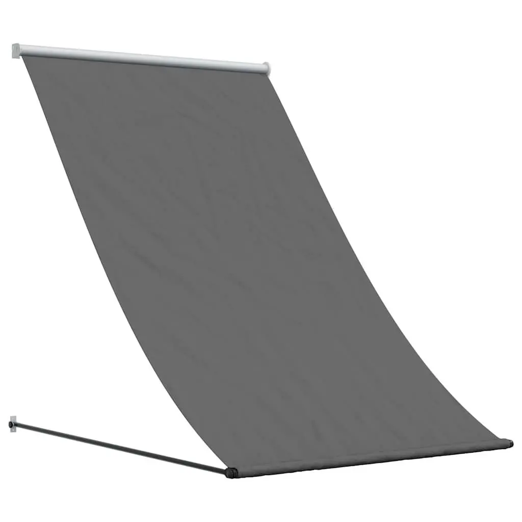 Retractable Awning Anthracite 150x150 cm Patio Window Door Shade Outdoor Living