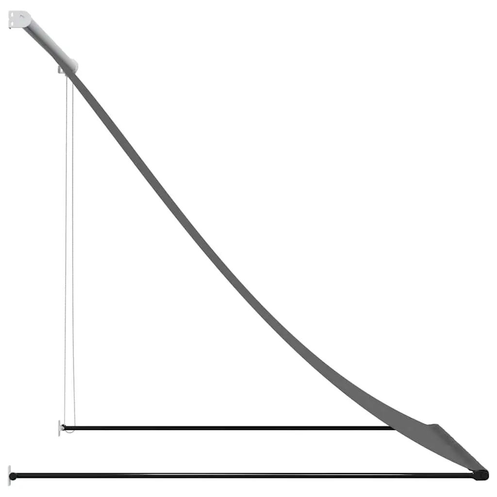 Retractable Awning Anthracite 150x150 cm Patio Window Door Shade Outdoor Living