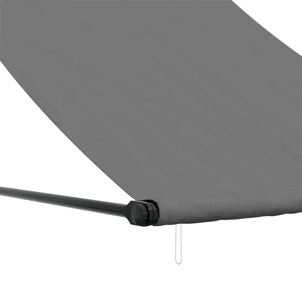 Retractable Awning Anthracite 150x150 cm Patio Window Door Shade Outdoor Living