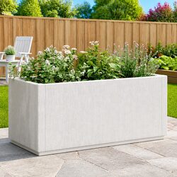 Specifications of White Garden Planter 80x36x35 cm