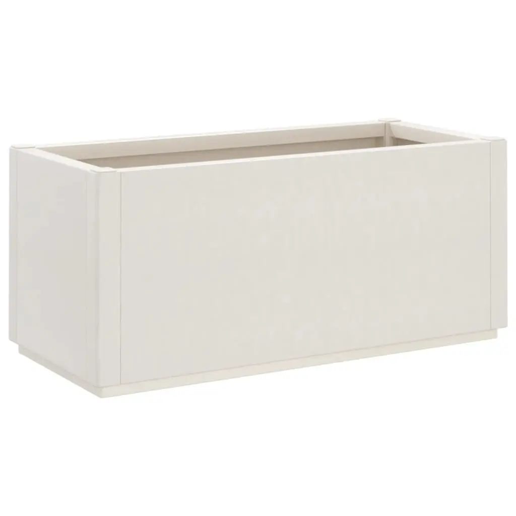 White Garden Planter 80x36x35 cm
