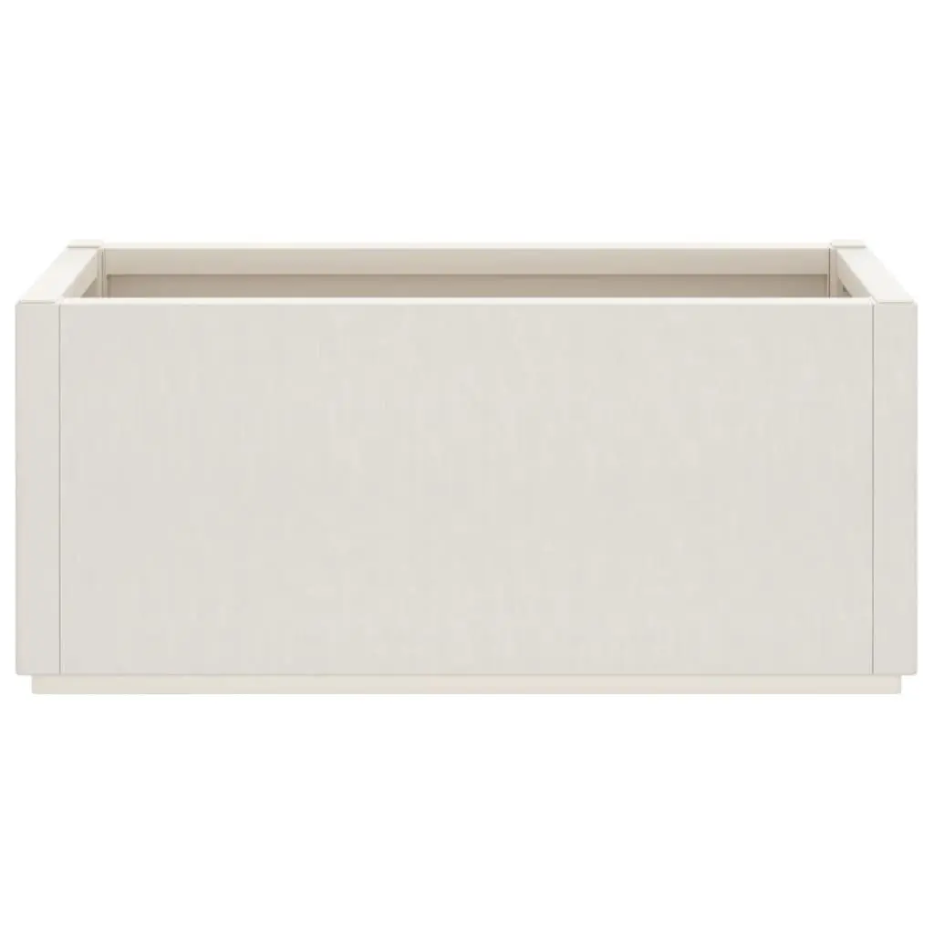 White Garden Planter 80x36x35 cm