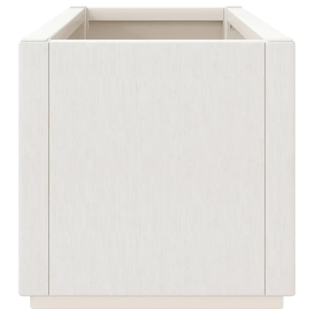 White Garden Planter 80x36x35 cm