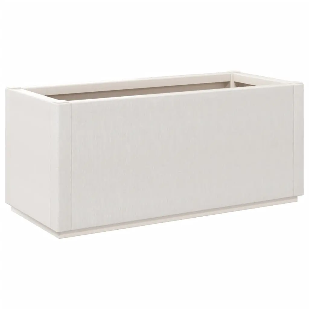 White Garden Planter 80x36x35 cm
