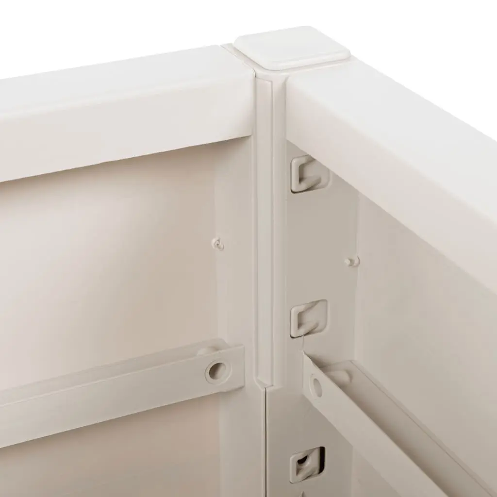White Garden Planter 80x36x35 cm