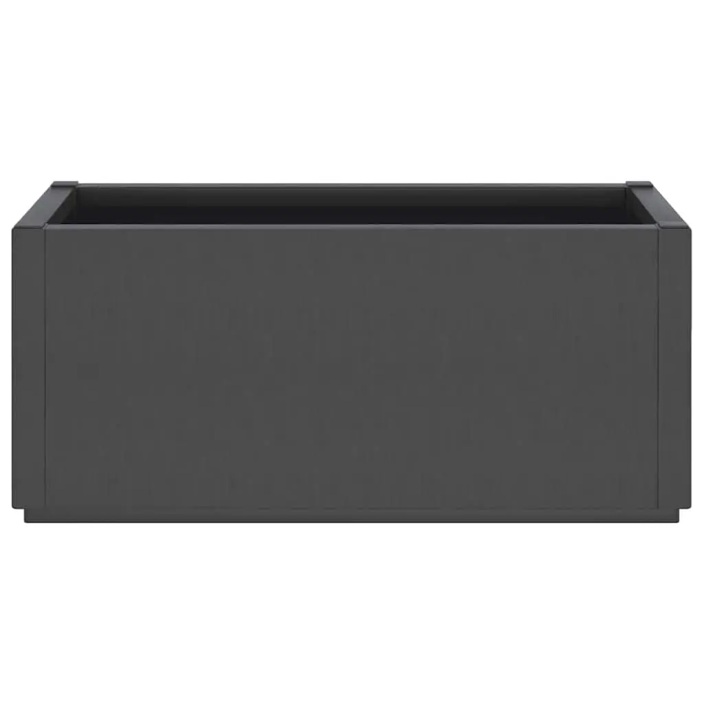 Garden Flower Box Dark Grey Planter Box Outdoor Patio Terrace Plant Pot