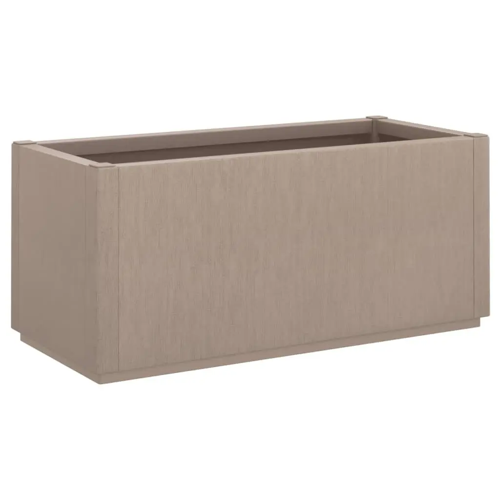 Garden Flower Box Planter Light Brown Outdoor Patio Terrace Climbing Plant Pot