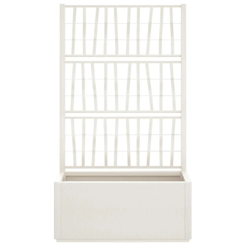 Garden Planter with Trellis Outdoor 80x36x140cm Climbing Plant Support